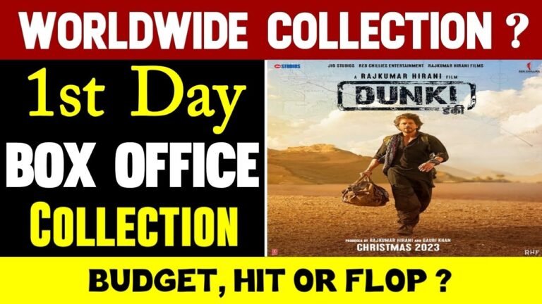 Dunki Movie 1st Day Collection